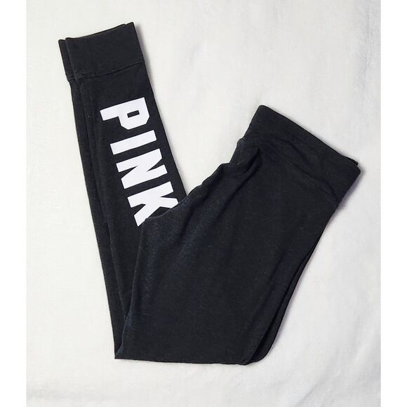 PINK Victoria's Secret Pants - PINK YOGA: logo drawstring leggings